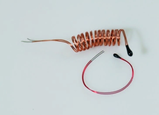 Componente elettronico smaltato di precisione del termistore dell'epossidico NTC del filo di piombo